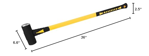 8-Pound Performance Tool M7103 Sledge Hammer With Fiberglass Handle