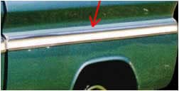 Brothers Trucks Bedside Molding FSM0950 -Lower-Fleetside-Longbed-Left/Right-Each