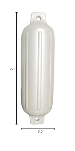 TAYLOR MADE PRODUCTS 282600 Taylor Made Storm Gard Inflatable Vinyl Fender - 8.5" x 27", White