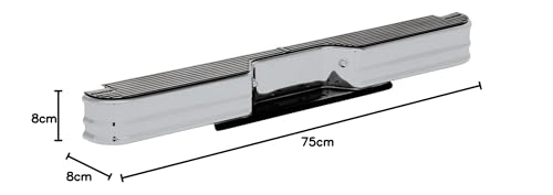 SureStep Westin 20022 Rear Bumper fits 1967-1993 Fleet Side 1973-1991 C/K Fleet Side Crew Cab 1978-1985 Ram Charger 1978-1996 Bronco 1997-1998 F250 F350 HD Style Side (Exc F250LD)