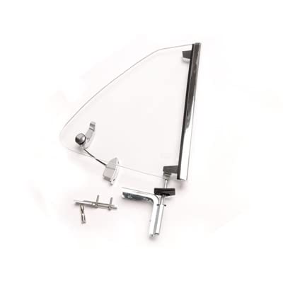 C9ZZ-6321410-K Scott Drake Fastback Quarter Glass Assembly RH Clear