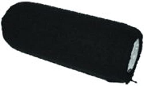 Fleece Boat Fender Cover Taylor Made Products for Center Rope Tube Style Fenders (8" x 20", Black)