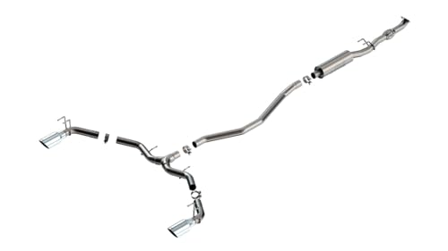 Borla 140922 - 304 SS S-Type™ Cat-Back Exhaust System with Split Rear Exit