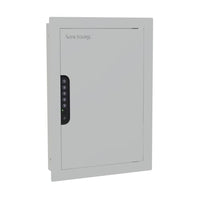 In-Wall Sanctuary Vault with Electronic Lock, Matte White