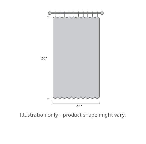 Taylor Made Privacy Partition Curtain Pontoon Boat - Gray 30" W x 30" D x 70" H, Compatible with Bimini or Hard Top, Marine-Grade, Fire-Retardant Polyester Fabric, Heavy-Duty Zipper - 67867