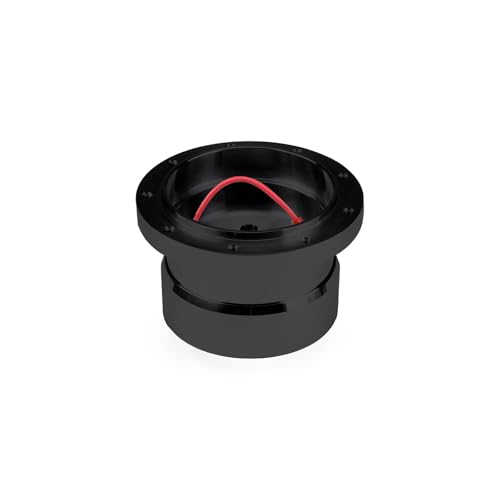 Adjustable Nine Bolt Black Billet Aluminum Steering Wheel HUB Adapter for '61-'77 Ford