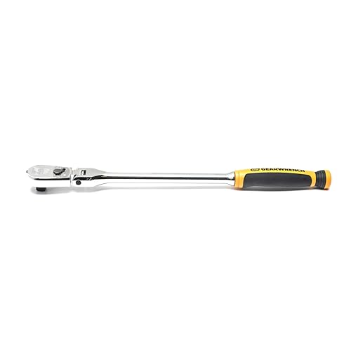 3/8" Drive GEARWRENCH 90 Tooth Cushion Grip Flex Teardrop Ratchet, 81210T