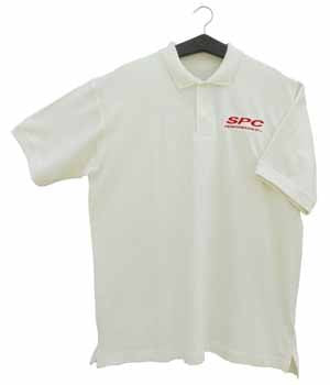 Cream SPC Performance Large Polo Shirt