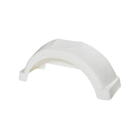 Plastic Fulton Trailer Fender, 12-Inch Tire Size, White