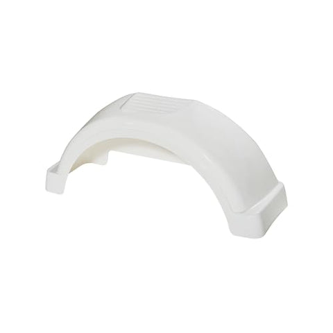 Plastic Fulton Trailer Fender, 12-Inch Tire Size, White
