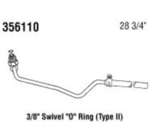 Power Steering Gates 356110 Return Line Hose Assembly