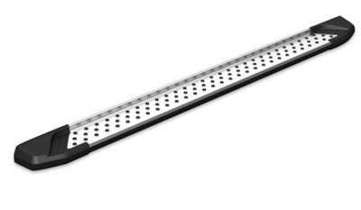 Aluminum Black Horse Vortex Running Boards Compatible with 2019-2021 Hyundai Santa Fe