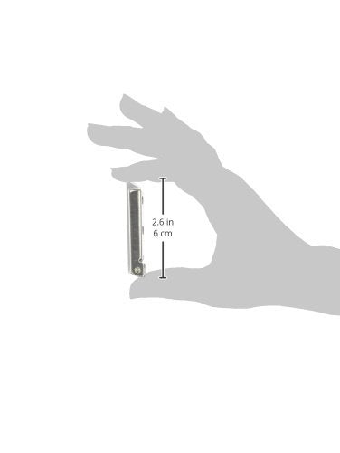 Squared E215 RV Designer Baggage Door Catch, Stainless Steel, 2 Per Pack, Compartment Hardware