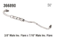 Power Steering Gates 366890 Hose Assembly Pressure Line
