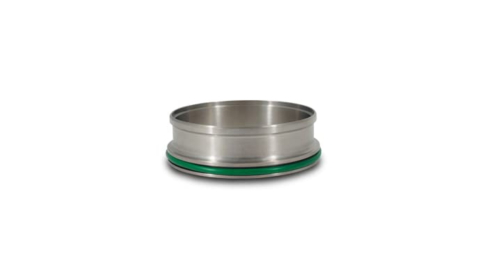 12587 Vibrant Power Flanges, CP2 Titanium, Weld Ferrrules for Vibrant HD Clamp for 3.50 in. OD Tubing, includes PTFE O-Ring, each