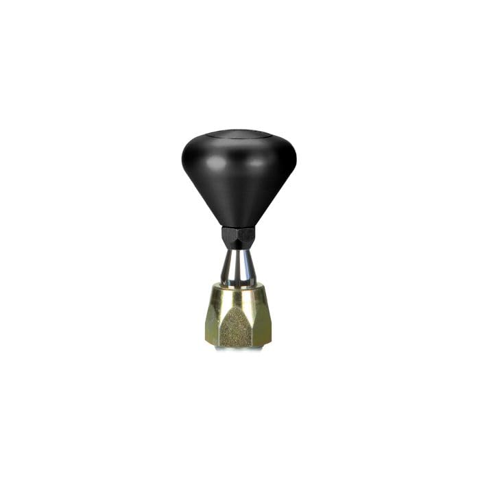 ES Shifter Lokar Performance Products GM 6L80 Chrome 4" Straight Lever Mushroom Black Knob