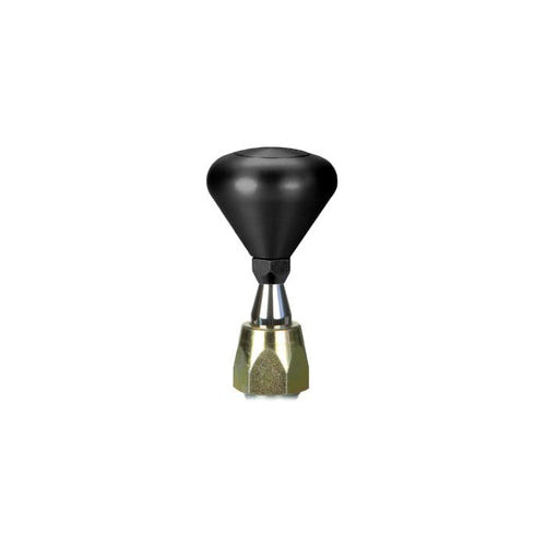 ES Shifter Lokar Performance Products GM 6L80 Chrome 4" Straight Lever Mushroom Black Knob