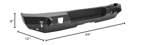 Rear Replacement Bumper Westin Automotive fits Jeep Wrangler 59-82035A
