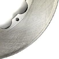 2pc Replacement Left Front Rotor Plain Service Parts