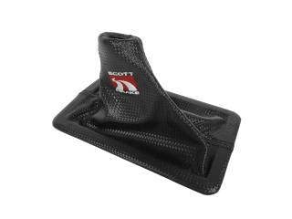 5R3Z-7277-CFSD Drake Muscle Cars Carbon Fiber Look Shift Boot with Logo