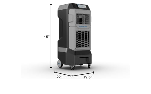 Apex 500 Portacool (PACA05001A1) – Wi-Fi Enabled High Velocity Portable Evaporative Cooler for 500 sq. ft. with up to 55-foot Reach, Oscillating Louvers, Programable, 13 Gallon Reservoir, Variable Spd