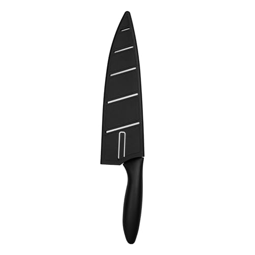 8-Inch Kershaw Chef Knife - All-Purpose Stainless Steel Kitchen Knife with Razor Sharp Blade and Comfortable Polypropylene Handle, Includes Sheath