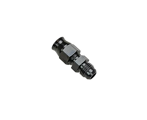 Black Moroso Compression Fitting Adapter, #6 Male to 3/8 "Tube