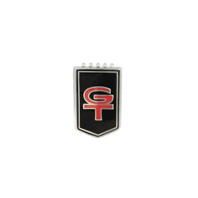 C5ZZ-16098-BGT Scott Drake 1965-1966 Black GT Emblem