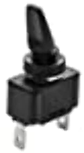 Black Whitecap S8080C Toggle Switch [mom. On/off/mo