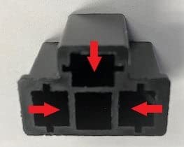 H4 Non-Standard Plug - Holley RetroBright Adapter - Pin-Out Swap
