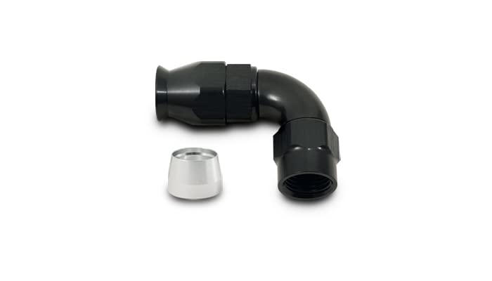 90 Degree Hose Fitting Vibrant Performance for PTFE Lined Hose