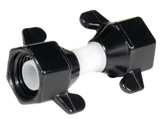 Shurflo Wingnut 244-2866 Swivel (pump/accumulator Fitting), Nylon, 3/4in Ght (m) X 1/2in (f)