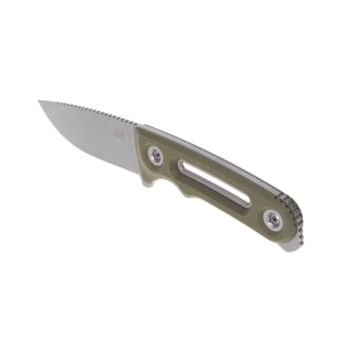 SOG FX Provider Outdoor Fixed Blade Knife for Campers & Hunters | 3.75" 154CM Stonewashed Steel Blade | Removable G10 Handles