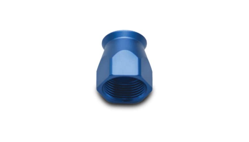 28954B Vibrant Power Fitting, Hose End Socket, PTFE, Replacement, 4AN, Aluminum, Blue Anodized, for Vibrant Performance 28000 series and 29000 series Hose Ends for PTFE Line Flex Hose, each