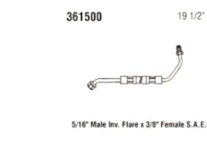 Power Steering Gates 361500 Hose Assembly Pressure Line
