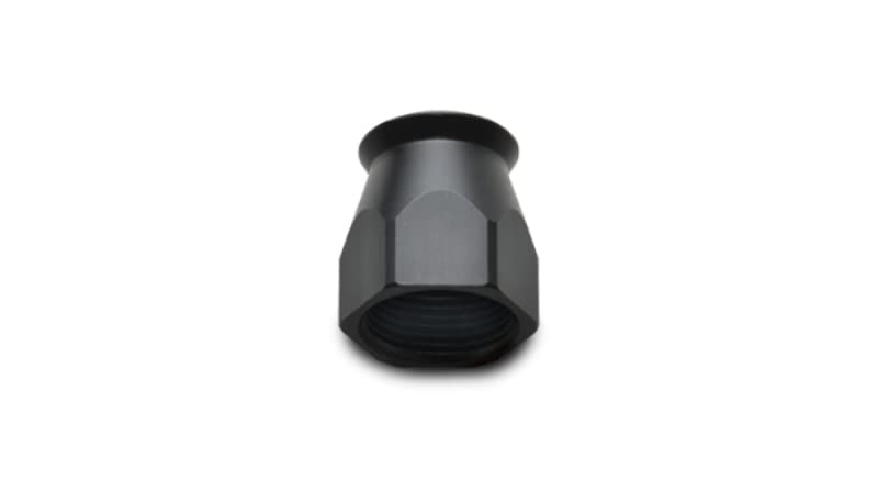 28956 Vibrant Power Fitting, Hose End Socket, PTFE, Replacement, 6AN, Aluminum, Black Anodized, for Vibrant Performance 28000 series and 29000 series Hose Ends for PTFE Line Flex Hose, each