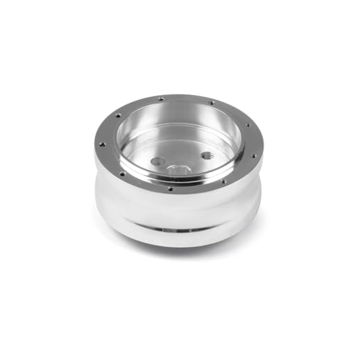 Polished Nine Bolt Billet Aluminum Steering Wheel HUB Adapter for '84-'89 Ford Non-AIRBAG