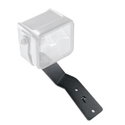XE Go Rhino Hood Hinge Cube Light Mount | Mild Steel, Textured Black | 732275T | Fits 2021-2023 Ford Bronco Sport