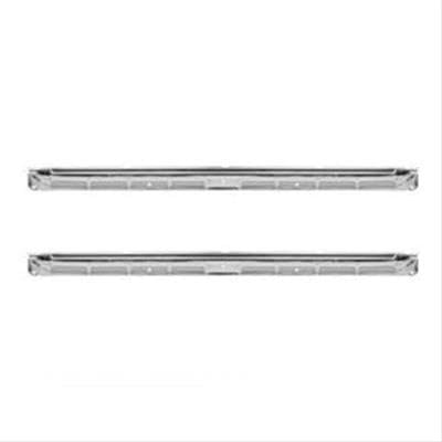 Stainless Steel Scott Drake Sill Plates, Compatible with 1965-1968 Ford Mustang Coupe/Fastback, Model C5ZZ-6513208-SS