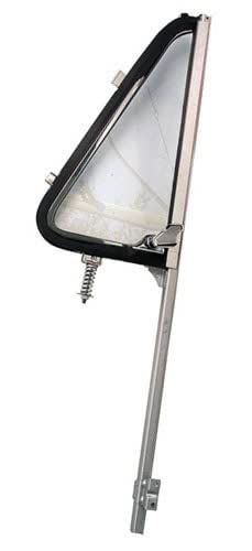 VWA66RH Brothers Trucks Vent Window Assembly - Chrome - Clear - Right