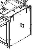 Dometic Door 50727 Blk F/Stove Gas 3 + Ovn