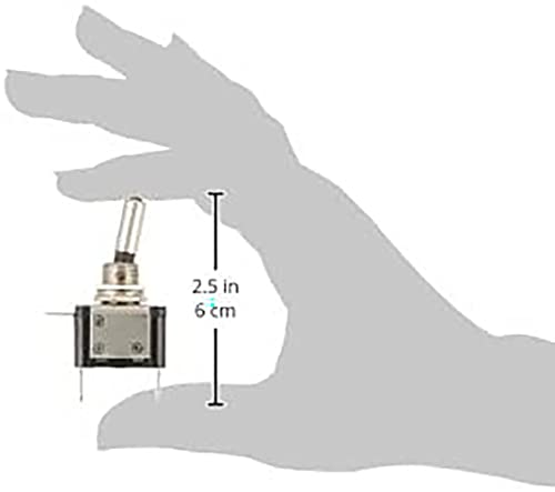 On/Off WirthCo 20521 Heavy Duty Blue Led Illuminated Metal Toggle Switch 25A Retail Pkg