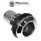 1-1/2" Chrome Thru-Hull STR.