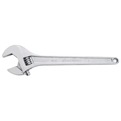 Adjustable Crescent Wrench, 15-In.