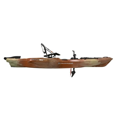 Wilderness Systems Recon 120 HD - Fishing Kayak Sit on Top - 360 Degree ACES seat & Helix PD™ Pedal Drive System - 12 ft - Desert Sunset
