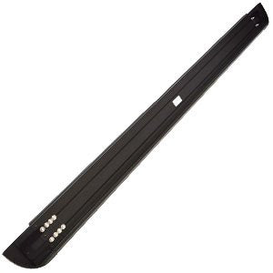 Black Aluminum Black Horse Exceed Running Boards Compatible with 2009-2020 Dodge Journey