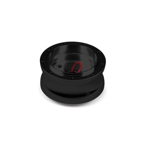 Black Nine Bolt Billet Aluminum Steering Wheel HUB Adapter for '85-'89 Nissan, '85-'89 Nissan Trucks