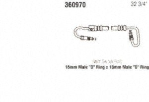 Power Steering Gates 360970 Hose Assembly Pressure Line