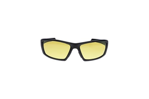 Walker's Vector IKON Full Frame Shooting Glasses | Impact-Resistant Non-Slip Frame Hunting Shooting Eyesight Protection Glasses, Microfiber Lens Cloth & Carry Case Included, Amber