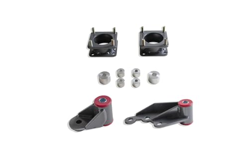 Part# 836030-4 MAX TRAC SUSPENSION'S is A Pair of 3" Lift STRUT SPACERS W/Differential Drop FABRICATED from Steel & Powder Coated Grey